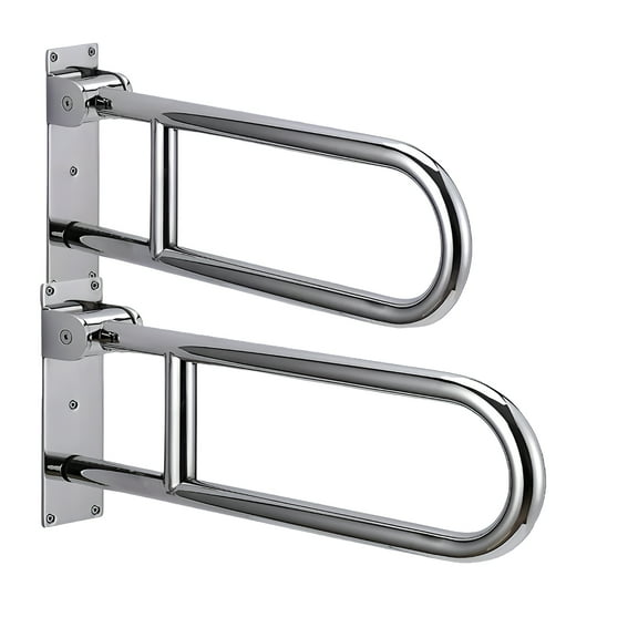 HIBIBUD 2Pcs Grab Bars for Bathtubs and Showers,304 Stainless Steel Elbow Shower Handle,Precision Craftsmanship Shower Grab Bar,Mixing1