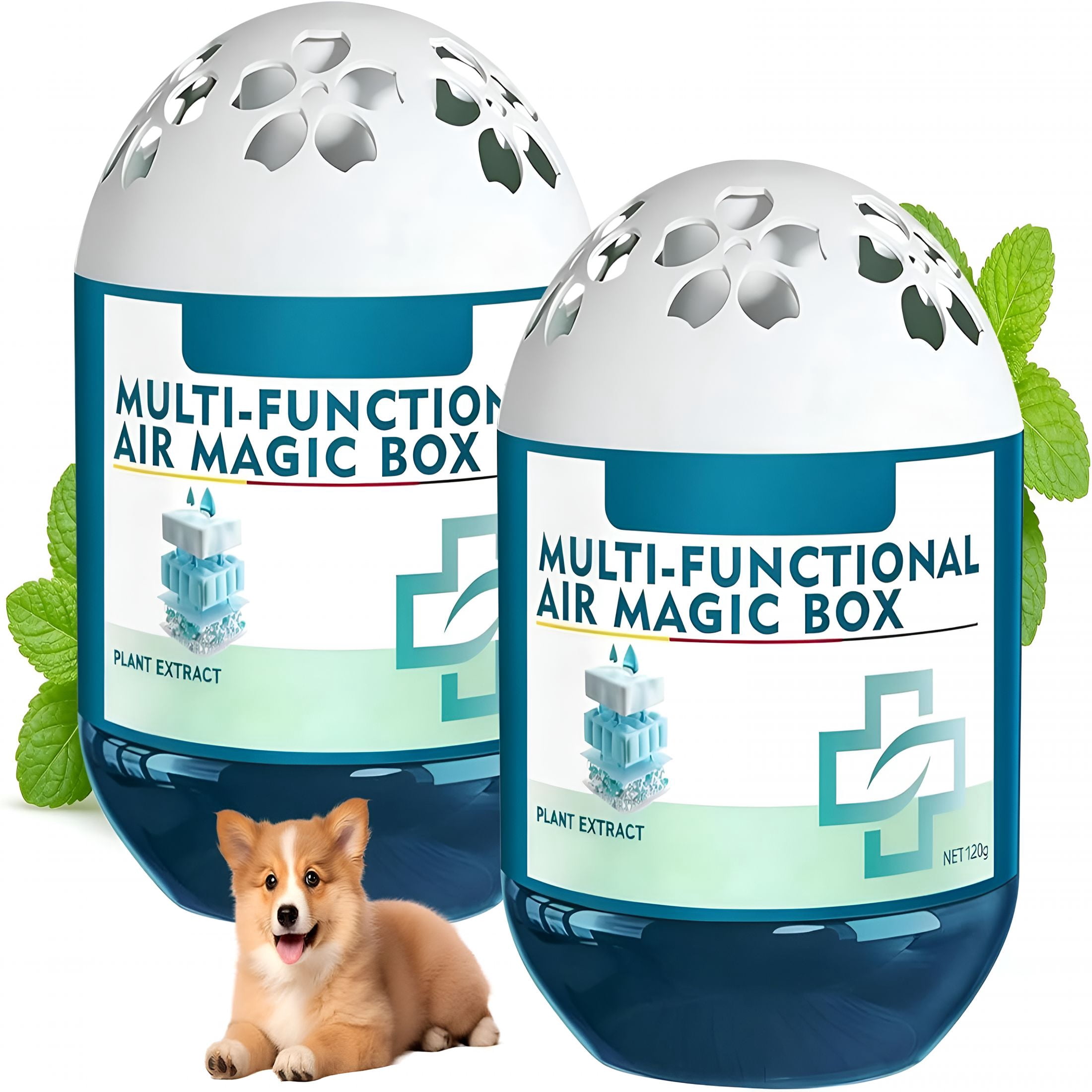 HIBIBUD 2Pcs Indoor Air Purification Dust Removal Magic Box,Multi ...