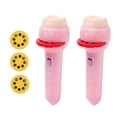 thumbnail image 1 of HIBIBUD 2Pcs Kids Flashlight,Clear Imaging Small Flashlight,Carousel Images Small Flashlights,pink1, 1 of 7