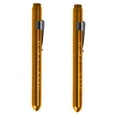 thumbnail image 1 of HIBIBUD 2 Pcs 5.3" Rechargeable Pen Light, Pocket Flashlight in Gold, 1 of 7