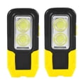 thumbnail image 1 of HIBIBUD 2 Pcs Yellow Tactical Flashlight,COB Foldable Light for Car Repair,Camping, 1 of 7
