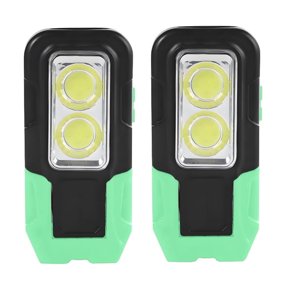 HIBIBUD 2Pcs Small Flashlight,Repair Portable Lights Keychain Light,Can Be Hung and Adsorbed Small Flashlights,Green