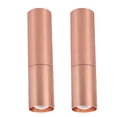 thumbnail image 1 of HIBIBUD 2 Pcs Rose Gold 3.9" Mini Flashlight,Adjustable Focus USB Keychain Light for Hiking, 1 of 7