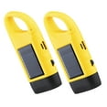 thumbnail image 1 of HIBIBUD 2Pcs Windfire Flashlight,Buckle Design Rechargeable Flashlights,Hand-Cranked Generator Flashlight Rechargeable,Yellow2, 1 of 7