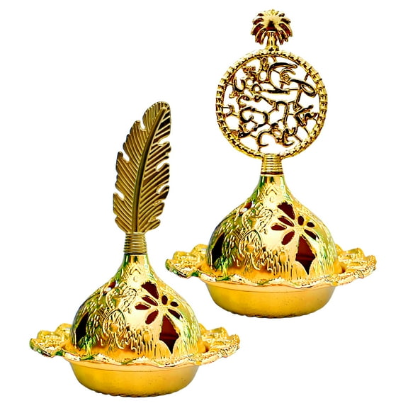 HIBIBUD 2Setpcs Wax Melt Warmer,Exquisite Hollow Design Wax Melter,Heat Insulation and Anti-Scalding Wax Warmers,style11