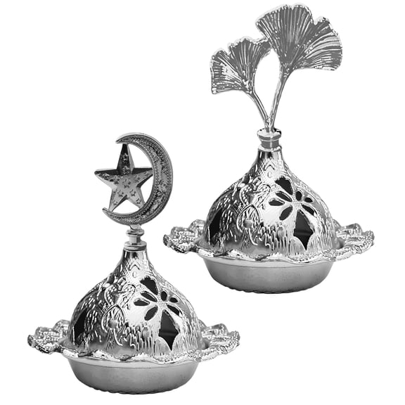HIBIBUD 2Setpcs Wax Melt Warmer,Middle Eastern Fragrancetherapy Burner Wax Melter,Home Interior Candle Lamp,style10