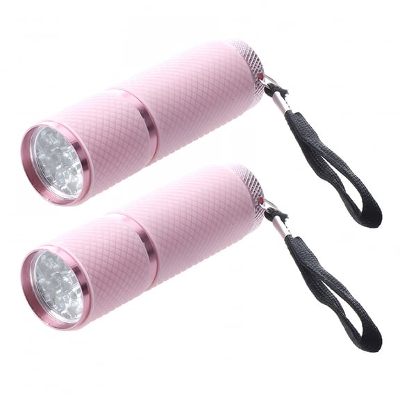 HIBIBUD 2X Outdoor Mini Rubber Coated 9-LED Flashlight Torch