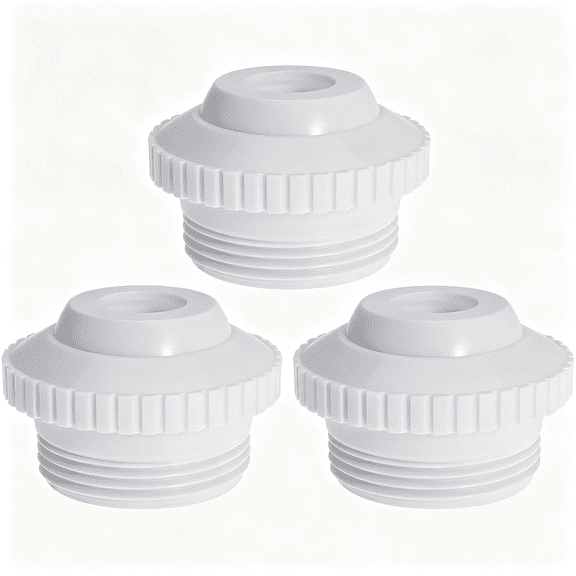 HIBIBUD 3/4" Pool Jet Nozzles Directional Flow Eyeball Inlet Fittings Jet Opening Return Jet with 1-1/2 Inch Thread(Nozzle-E3)