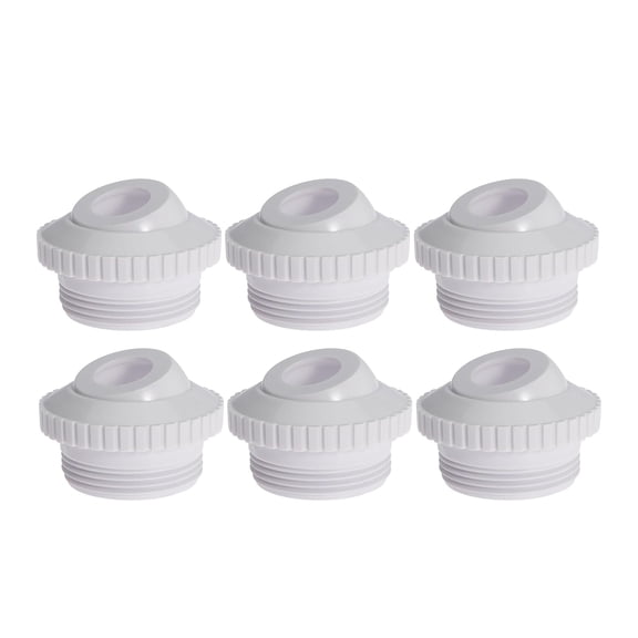 HIBIBUD 3/4" Pool Jet Nozzles Directional Flow Eyeball Inlet Fittings Jet Opening Return Jet with 1-1/2 Inch Thread