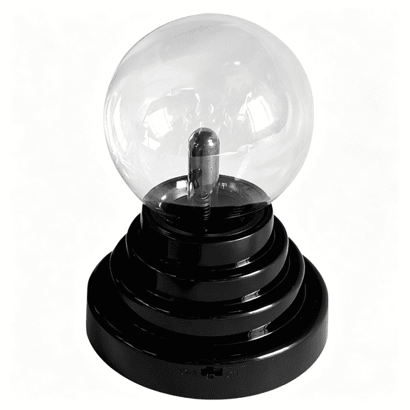 HIBIBUD 3" Mini Plasma Ball Light Touch Activated Lightning Globe Usb and Battery Powered Plasma Globe Lamp Interactive Science Static Electricity Ball Touch Activated Usb Powered Plasma Ball
