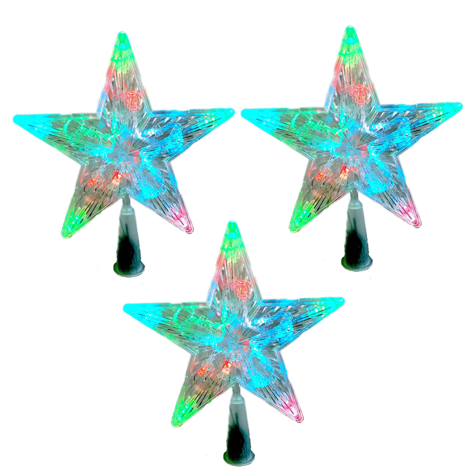 HIBIBUD 3Pcs Christmas Tree Topper,Timeless Angel Wing Treetopper ...