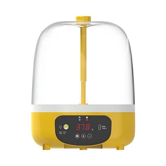 HIBIBUD 4 Egg Incubator, Small Household Egg Hatching Machine with Temperature Humidity Control Egg Turning Incubator, Mini Egg Incubator for Science education,for Chickens Ducks