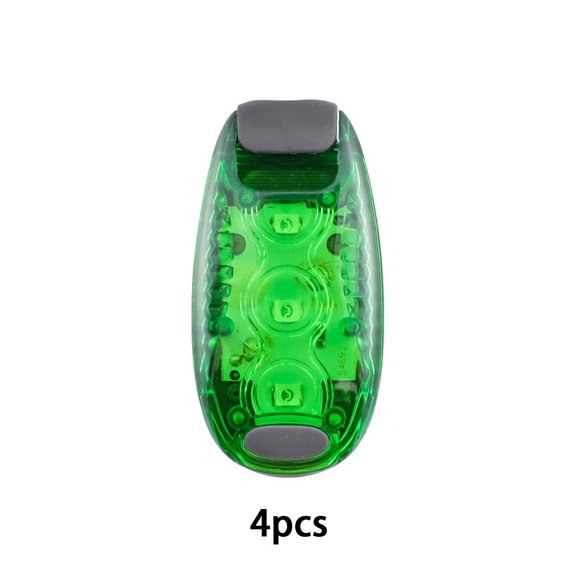 HIBIBUD 4Pcs Running Light 3 Modes Running Lights for Runners Multiple Wearing Options Running Lights for Night Runners Bikes Walking