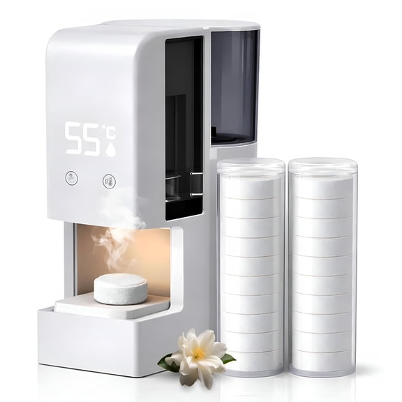 HIBIBUD 5-10S Fast Hot Towel Dispenser,55C(131F)Constant Temp,500Ml Tank,Auto-Dry&Safe,Portable for Spa,Facial,Bathroom&Home(Hot Towel Heater with 2 Rolls of Towels)