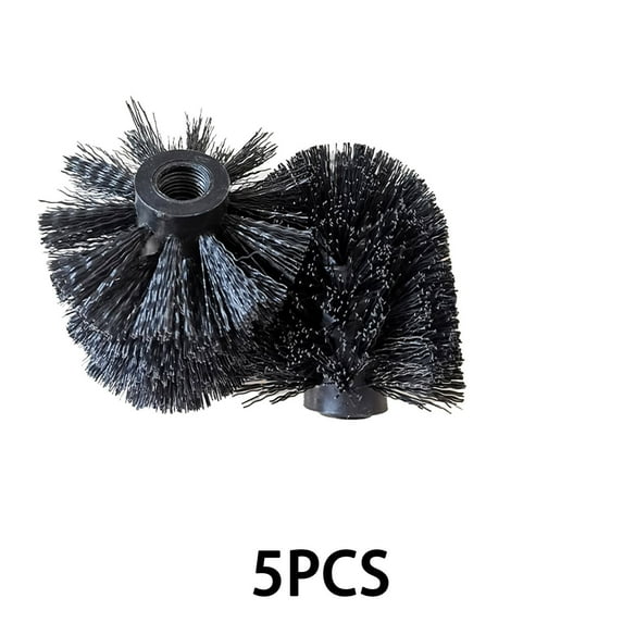 HIBIBUD 5Pcs Toilet Brush,Easy Storage Cleaning Supplies,Convenient Hook Space-Saving Solution Toilet Bowl Brush and Holder