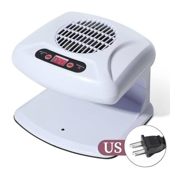 HIBIBUD 5X Faster Dry Nail Dryer: 300W Strong-Air Nail Dryer for Regular Polish Smart Sensor Nail Polish Dryer Warm&Cool Wind Dual Air Dual Modes Battery-Free Nail Fan Home Salon Use