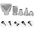 thumbnail image 1 of HIBIBUD 5pcs/set Stainless Steel Hot Air Gun Nozzles Heat Blower Accessories, 1 of 7