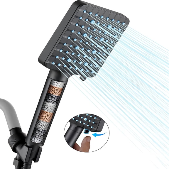 HIBIBUD 6 Modes High-Pressure Handheld Showerhead