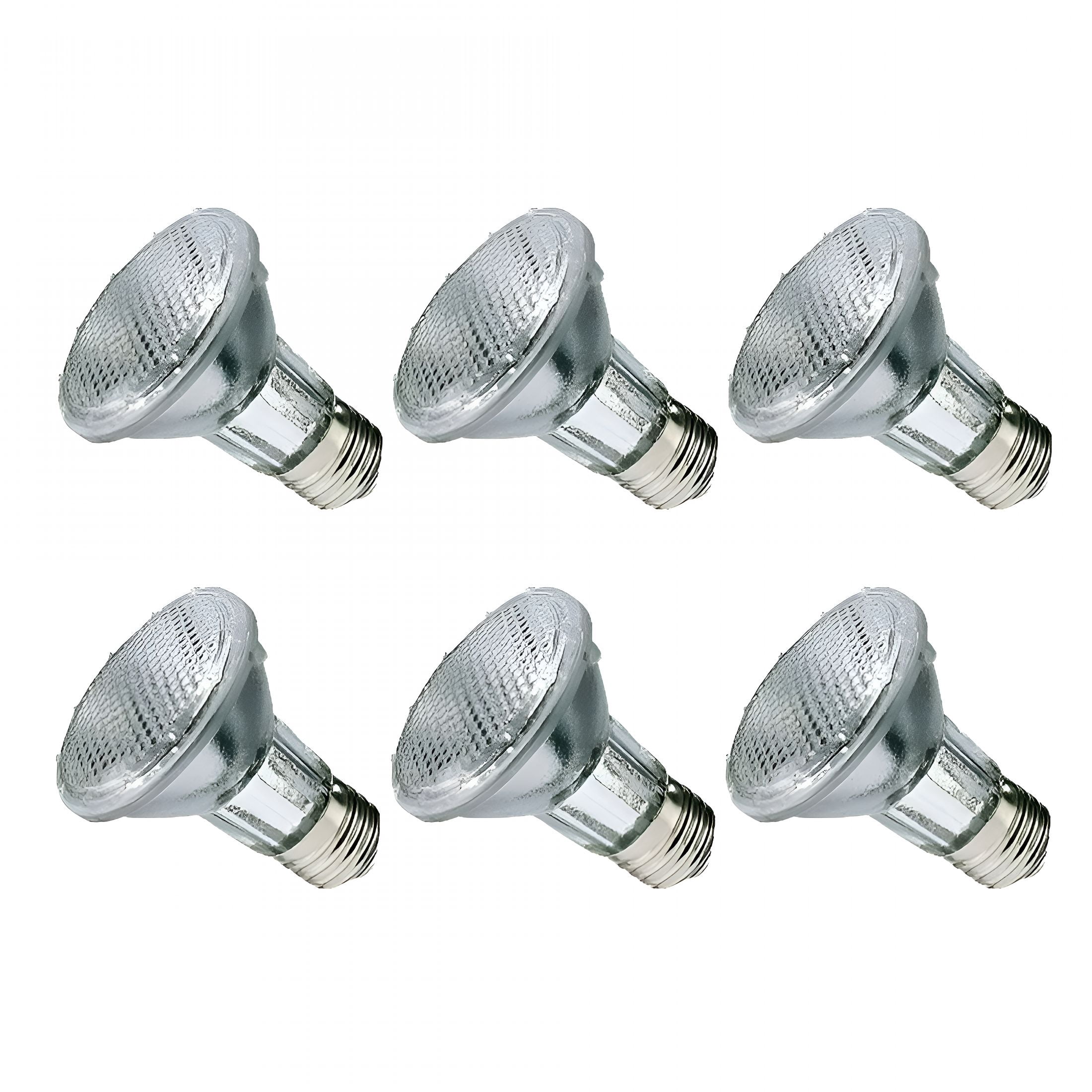 HIBIBUD 6-Pack Halogen Par20 39 Watt (50W Replacement),Dimmable,120 Volt,40 Degree Flood Light Bulbs,6 Pk