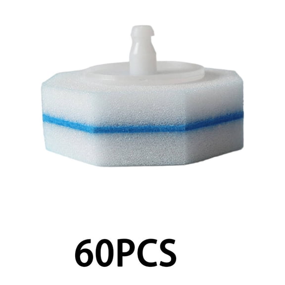 HIBIBUD 60Pcs Toilet Wand Refills,Triple Layer Structure Toilet Cleaner Refill Pads,Powerful Cleaning Fast Foam Cleaning Products,Blue