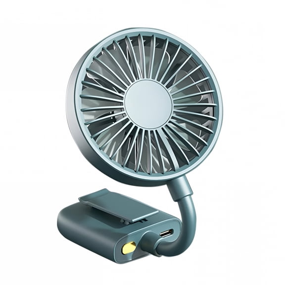 HIBIBUD 7 Inch Clip on Fan, USB Rechargeable Desk Fan