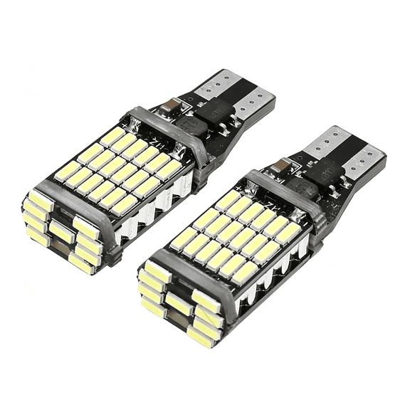 HIBIBUD 921 Led Bulb Reverse Light, 921 912 906 W16W T15 Led Bulbs, Non-Polarity D and 6000K High Bright, Efficient 921 Led Bulb Reverse Light (Pack of 2)