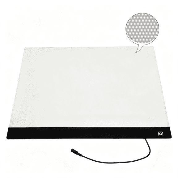 HIBIBUD A3 Light Pad A3 17X11" Thin Tracing Light Box Led Light Pad Light Tracer for Artcraft Tracing Animation Drawing Sketching Calligraph 18154New-Nf
