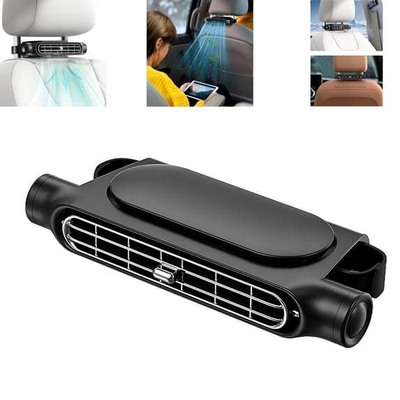 HIBIBUD Air Conditioner For Car USB Powered Bladeless Fan Portable Car ...