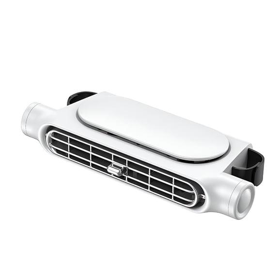 HIBIBUD Air Conditioner For Car USB Powered Bladeless Fan Portable Car Air Conditioner For Front And Rear Seat Car Cooler High Wind Power