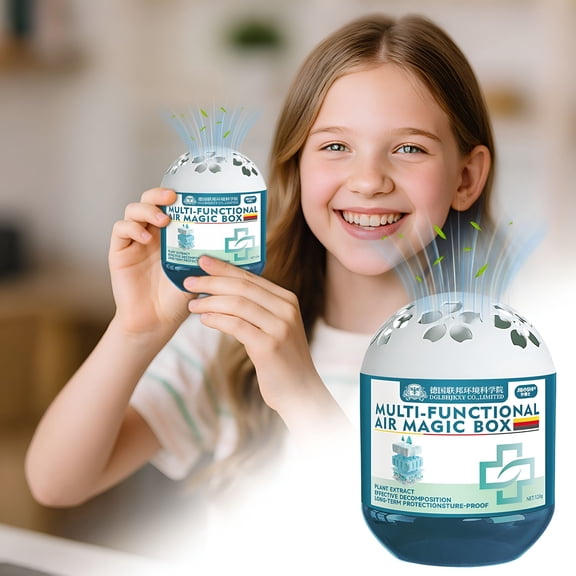 HIBIBUD Air Magic Box,Indoor Air Purification Dust Removal Magic Box,Automatic Dust Collection Airs Purifier Box,Multi-Functional Air Magic Box Dust Cleaner,Odor Eliminator Air Fresheners for Home