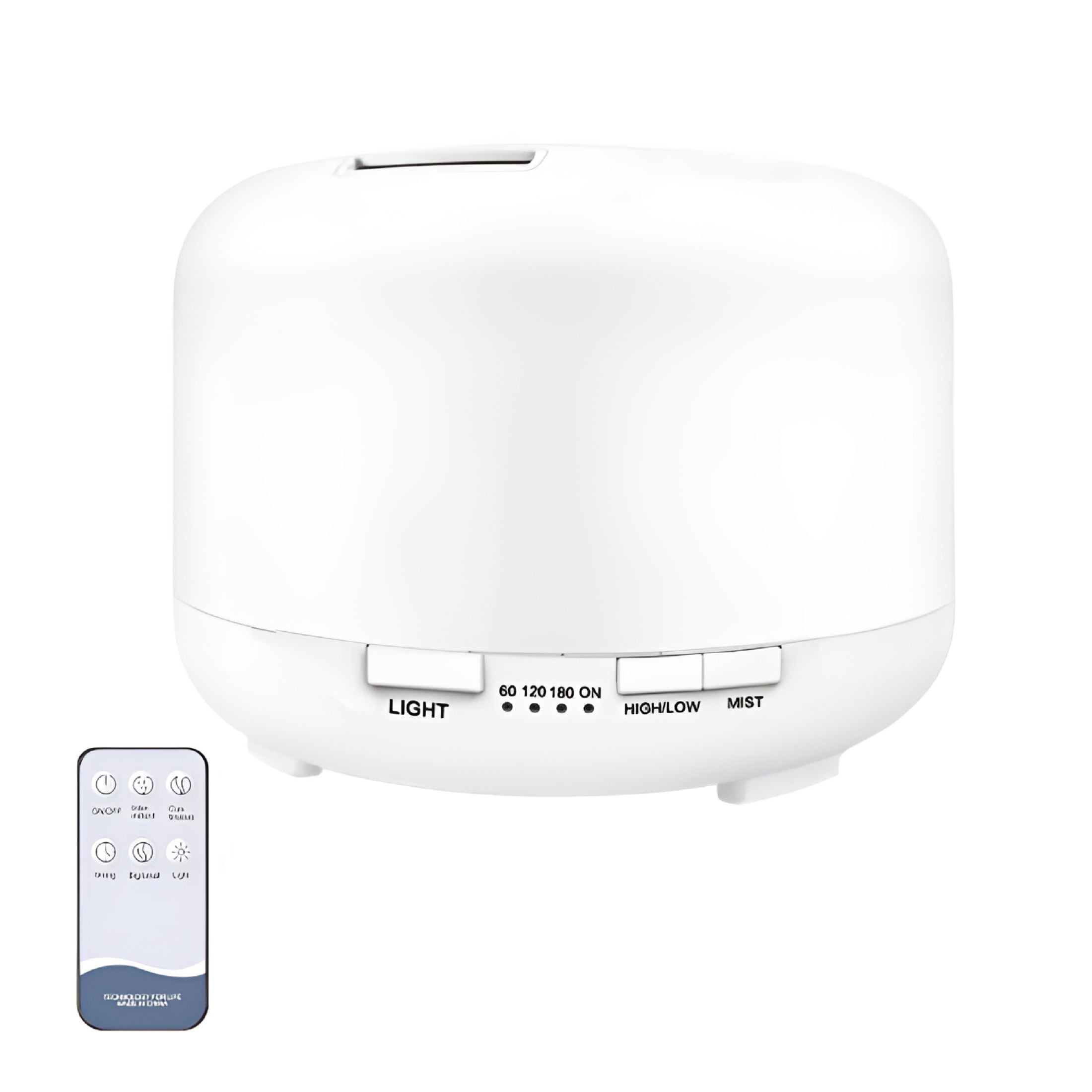 HBMYN 500ml Air Purifier Humidifier with Remote Control Silent Aromatherapy Colorful Light