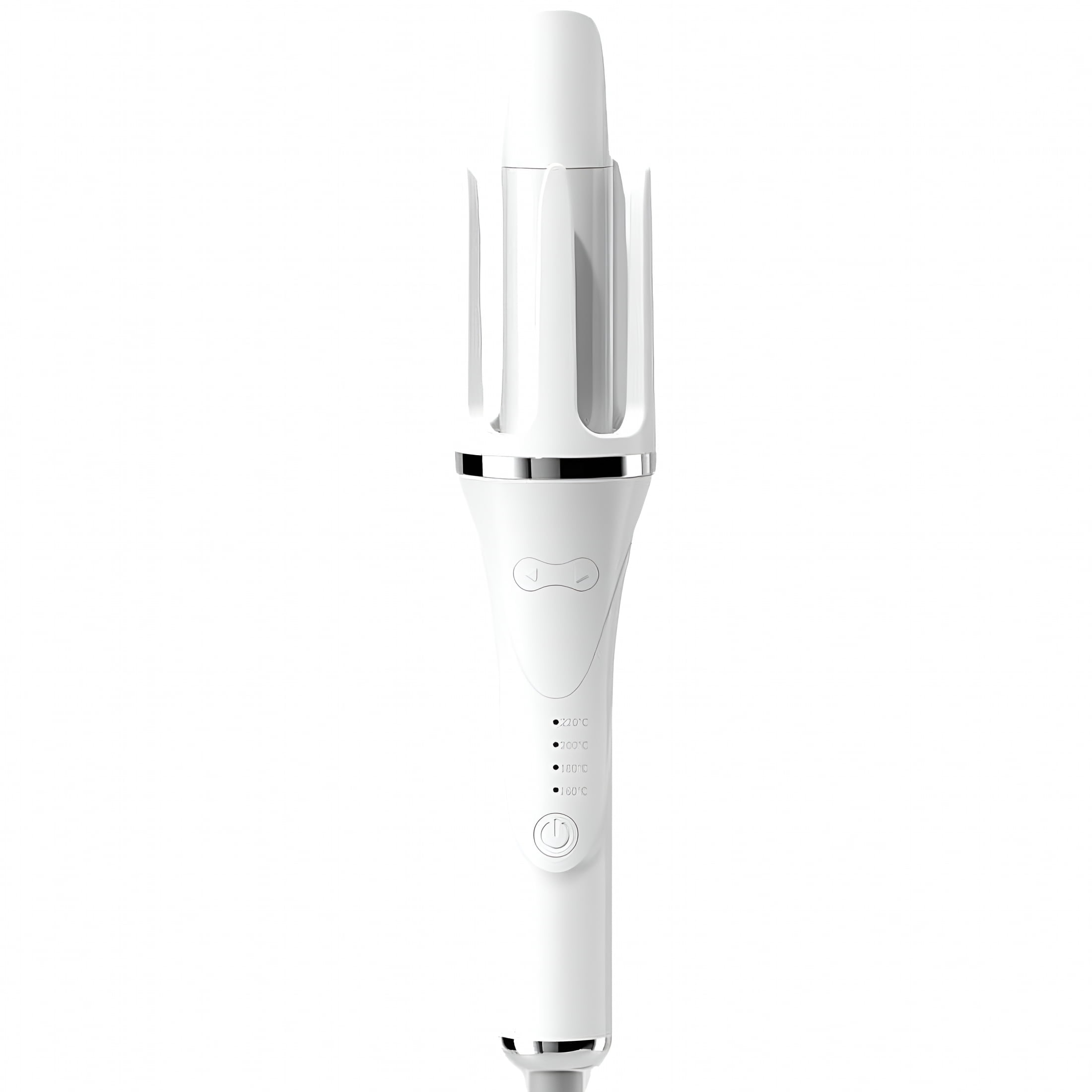 EXLEAF Automatic Curling Iron 2Inch with 4 Adjustable Temps, Ceramic Hairdressing Tools, White