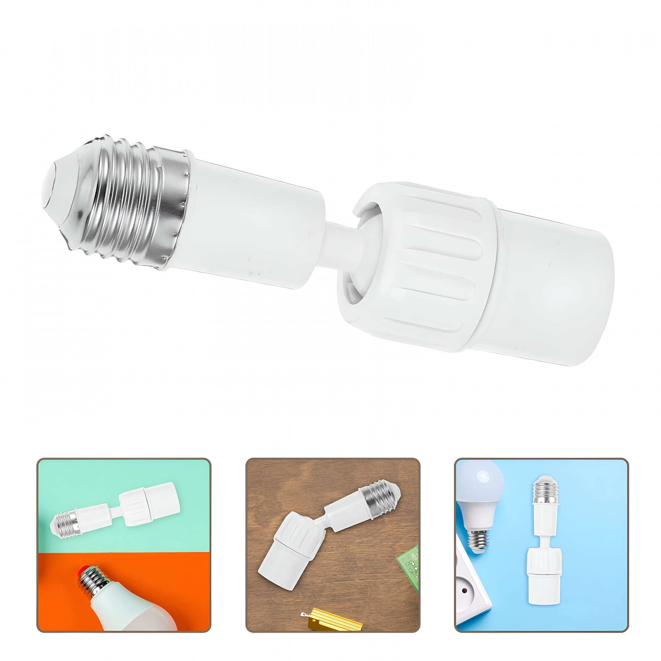 HIBIBUD 2026 New Bendable Light Socket Extender E27 Bulbs Lamp ...