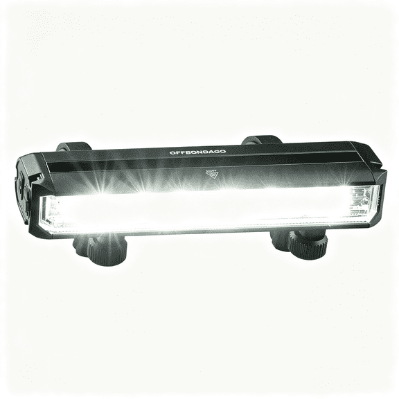 HIBIBUD Bike Light Bar for Ebike,Super Bright Front Light Rechargeable Battery,Ipx5 Waterproof,5 Modes Bicycle Headlight for Mounta" Bike,Night Riding,Cycling