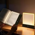 thumbnail image 1 of HIBIBUD Book Light,Rechargeable Clear Led Flat Book Lights for Reading in Bed at Night with 3 Colors&Timer,Dimmable Panel Plate Book Lamp Full Page Light,Gifts for Book Lovers, 1 of 8