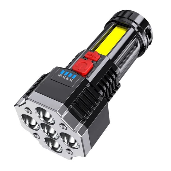 HIBIBUD Brightest Flashlight,High-Lumens Design,Rechargeable Flashlight with Multiple Modes