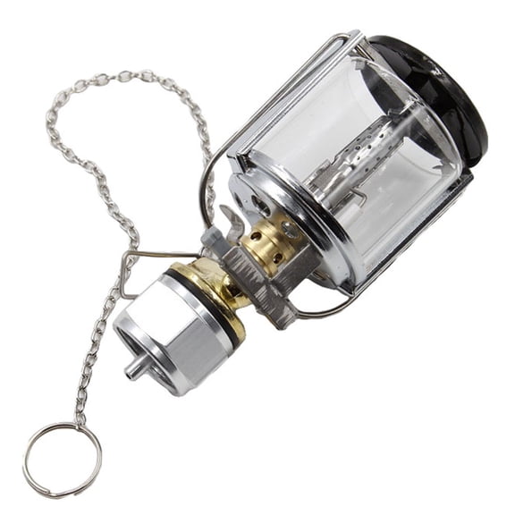 HIBIBUD Camping Propane Lantern, Portable Gas Light Lamp for Outdoor Hiking, Emergency Lighting, Travel