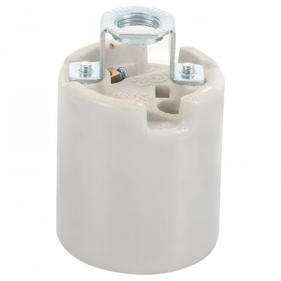 HIBIBUD Candelabra Socket Replacement E26 Bulb Socket Light Fixture Part DIY Lamp Kit