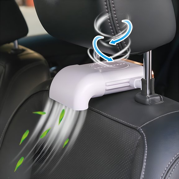 HIBIBUD Car Fan for Car Cooling Seat, Car Seat Cooling Fan Blow Cold Air for Baby Backseat, USB Portable Car Fans Charger 3 Wind Speeds for Truck SUV Sedan RV