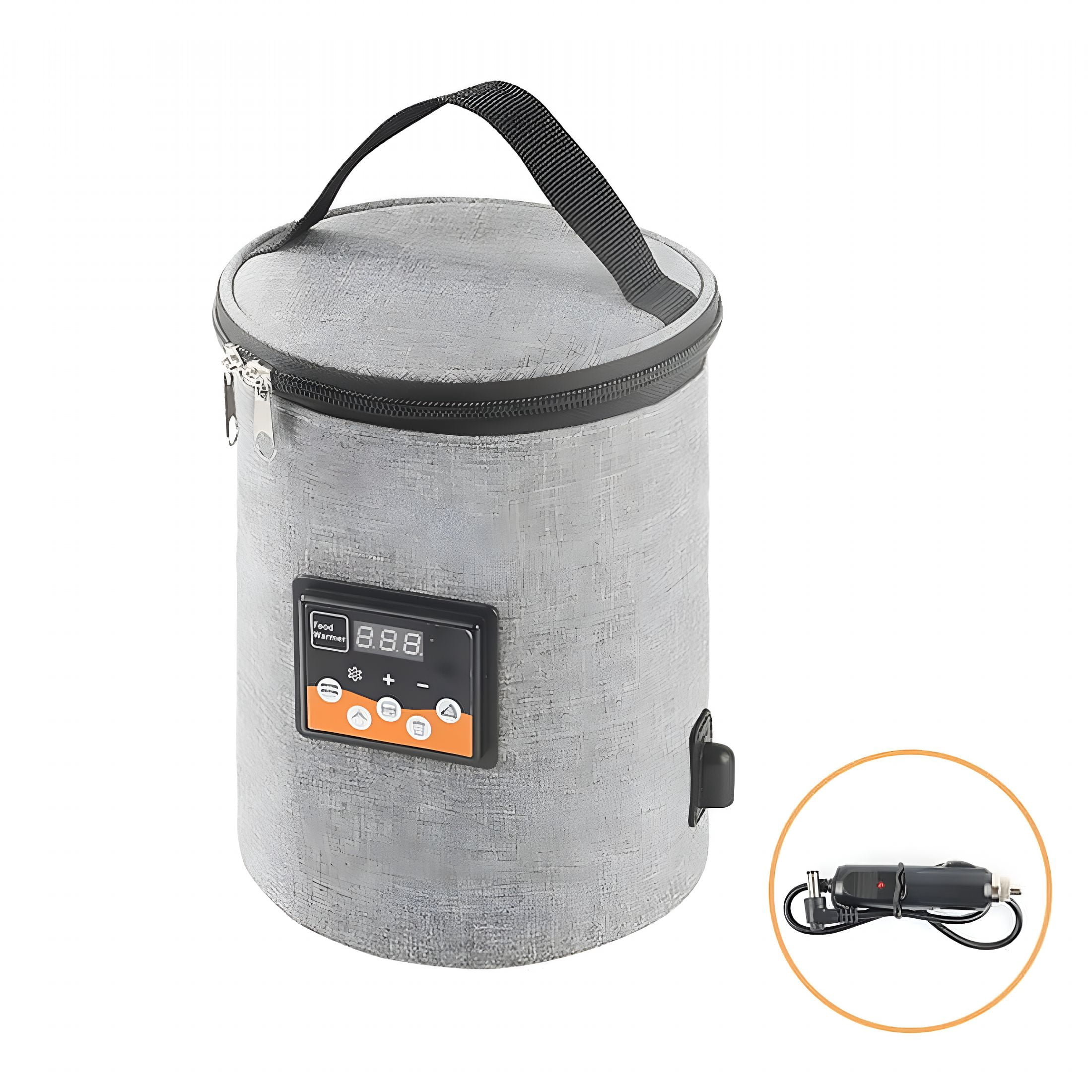HIBIBUD Car Portable Baby Bottle Warmer Travel Outdoor Cup Warmer Heater Insulation Bag