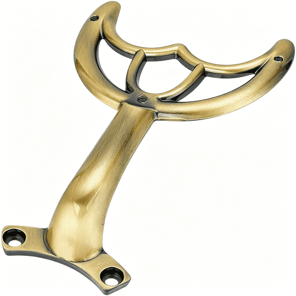 HIBIBUD Ceiling Fan Blade Arms,Metal Ceiling Fan Blade Brackets Alloy Replacement Parts Mounting Bracket Kit Fans Holder for Repairing Easy Installation,Antique Bronze