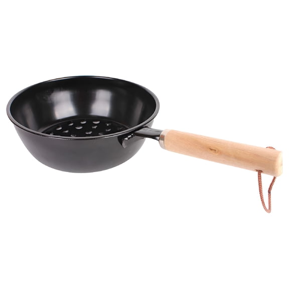 HIBIBUD Charcoal Chimney Starter with Wood Handle, Portable BBQ