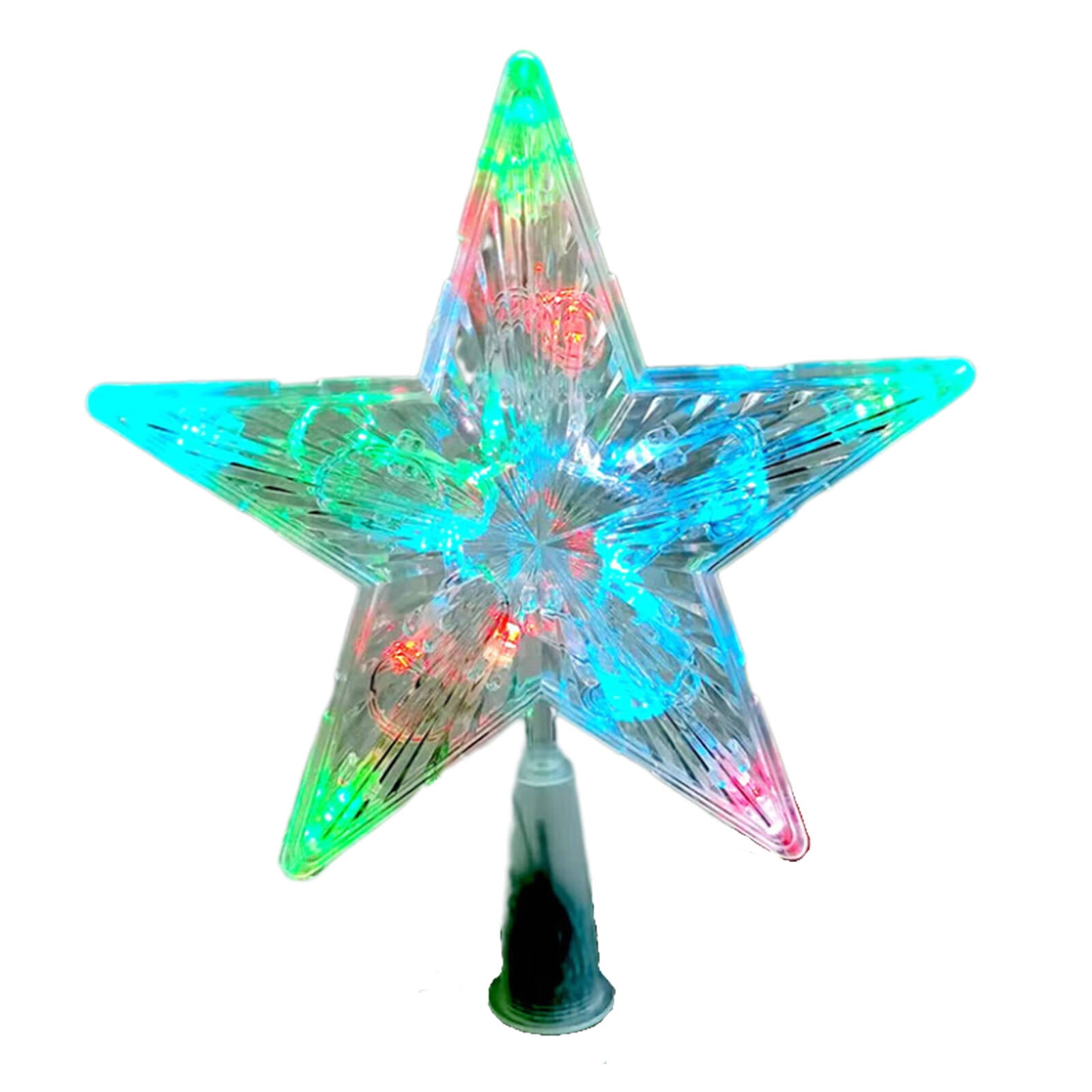 HIBIBUD Christmas Tree Topper,Elegant Winged Treetopper,Plush Christmas ...