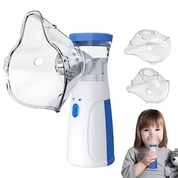 HIBIBUD Compact Portable Humidifier,Mesh Humidifier,Auto-Cleaning Handheld Humidifier,Rechargeable Diffuser Humidifier for Respiratory Problems,Portable Humidifier for Fast Acting Relief at Home