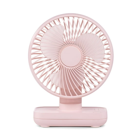 HIBIBUD Cooling Fan 4-Gears Adjustable Quiet Operation Small Oscillating Desk Fan School Accessory