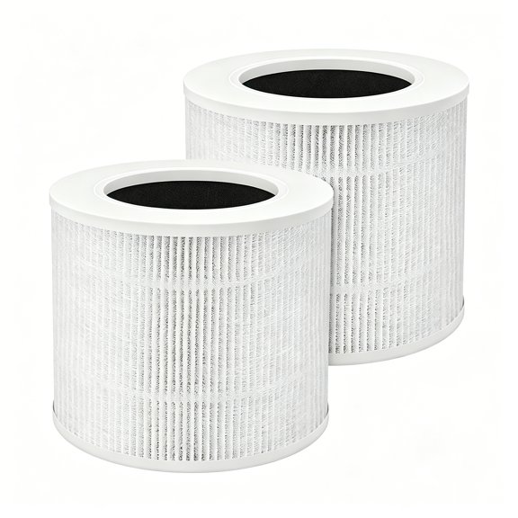 HIBIBUD Core Mini Replacement Filter for Core Mini Air Purifiers,Core Mini-P,3-In-1 Hepa,High-Efficiency Activated Carbon,Replace Part Core Mini-Rf,2 Pack