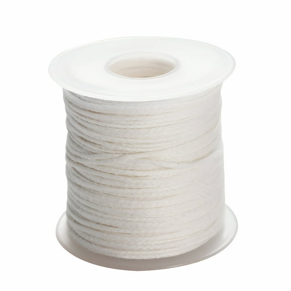 HIBIBUD Cotton Wick Roll DIY Wick (White)