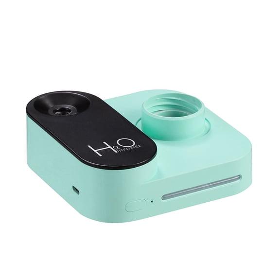 HIBIBUD Cruise Humidifier Portable Humidifier for Travel - Mini Humidifier for Cruise&Office&Car with Night Light, Auto-Off & 2 Mist Modes Water Bottle Humidifier Green