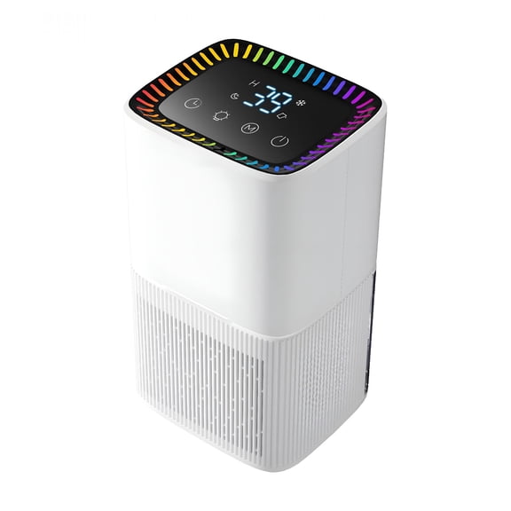 HIBIBUD Dehumidifier,500 Sq.Ft Dehumidifier for Basement,50 Oz Water Tank Dehumidifier for Home,Dehumidifier with Timer,Humidity Display and Silent Mode (White)