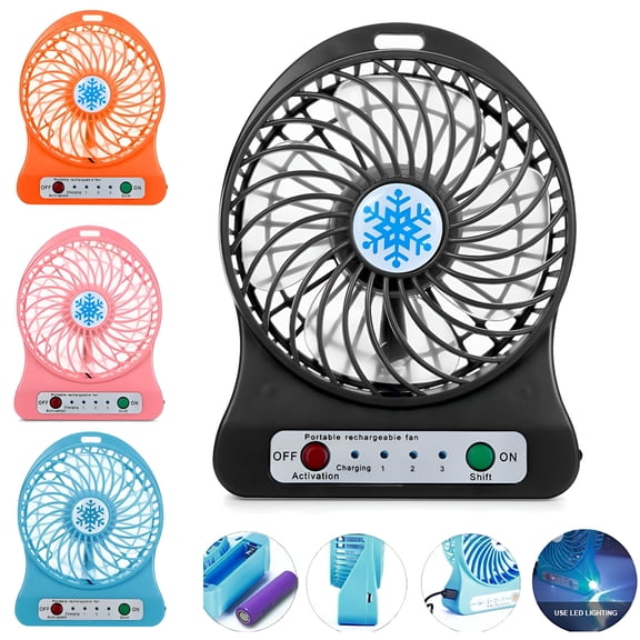 HIBIBUD Desk Fan,Box Fan,Small Fan,Small Desk Fan,Small Box Fan Small Fans for Desk,Portable Personal Quiet Electric Fan for Home,Plastic Small Fans Portable